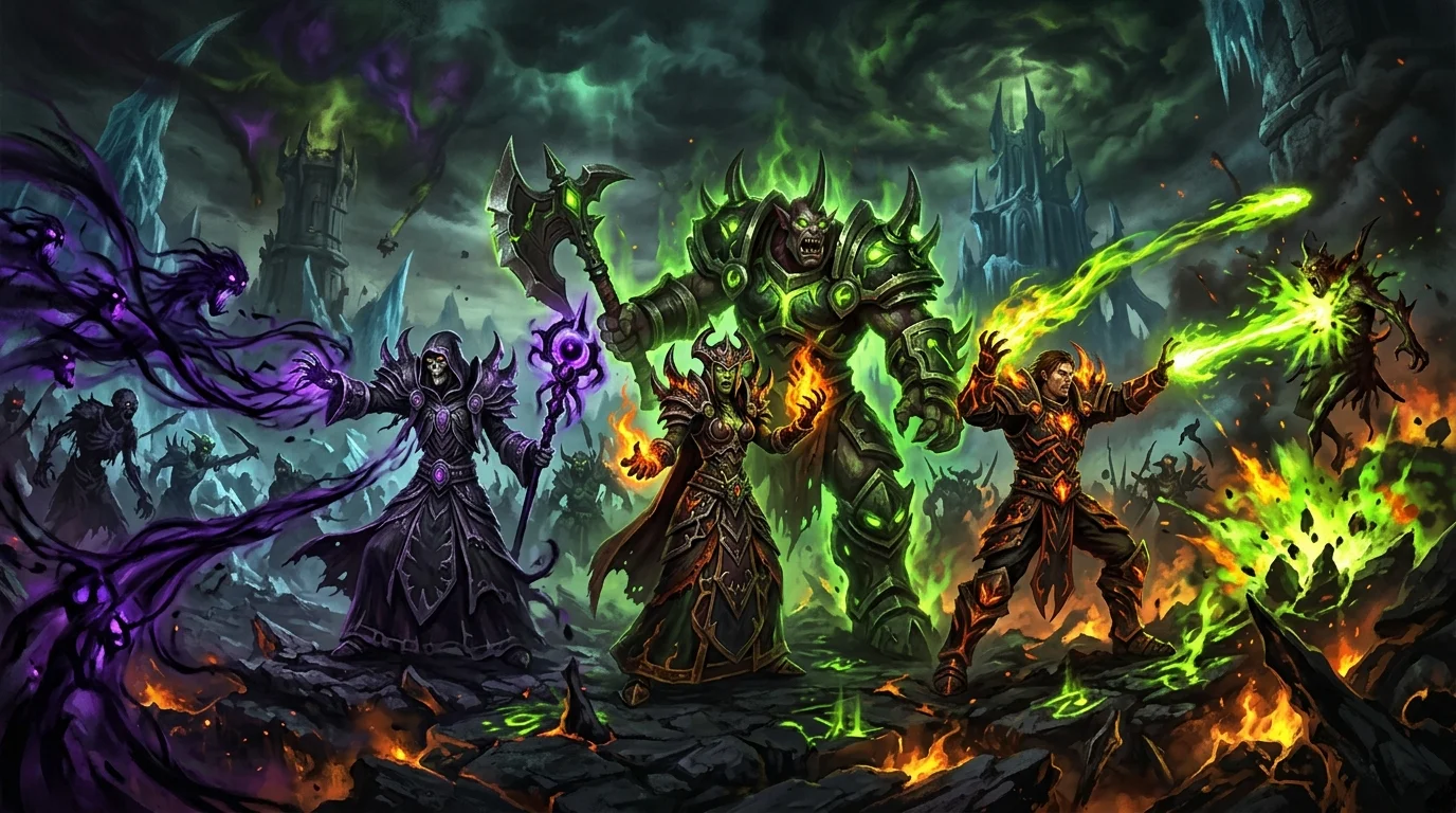 Affliction, Demo ou Destro: qual spec de Warlock é melhor para você?