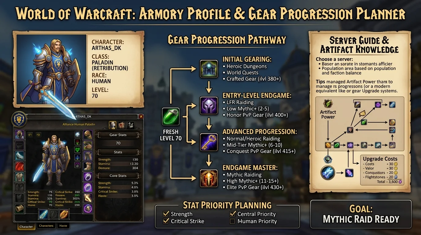 Armory 2.0: como analisar gear de adversários e planejar progressão sem estar online