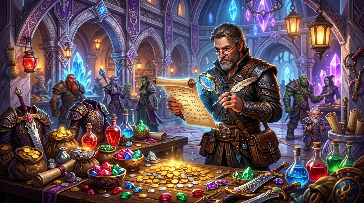 Auction House: how to buy cheap and sell high on the server