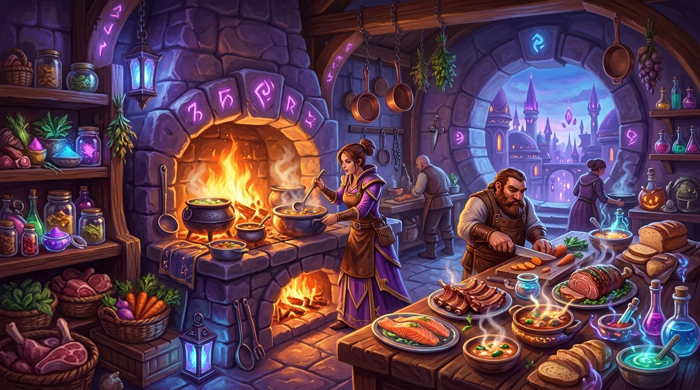 Cooking in Dalaran: how to turn a simple profession into real progression