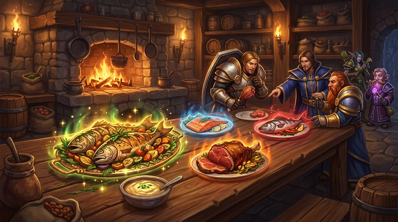 Cocina para PvE: profesión pequeña, gran impacto