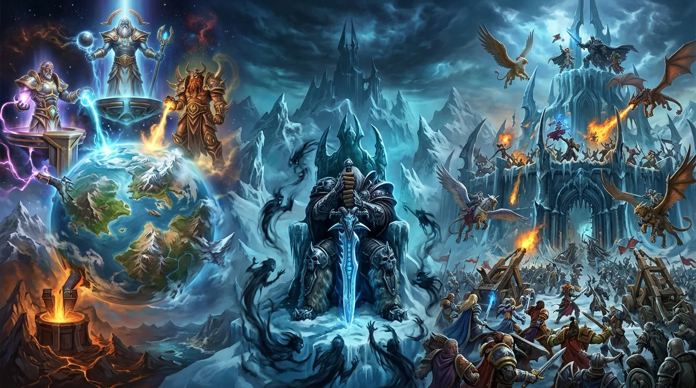 Cronologia completa do WoW: do início ao WotLK
