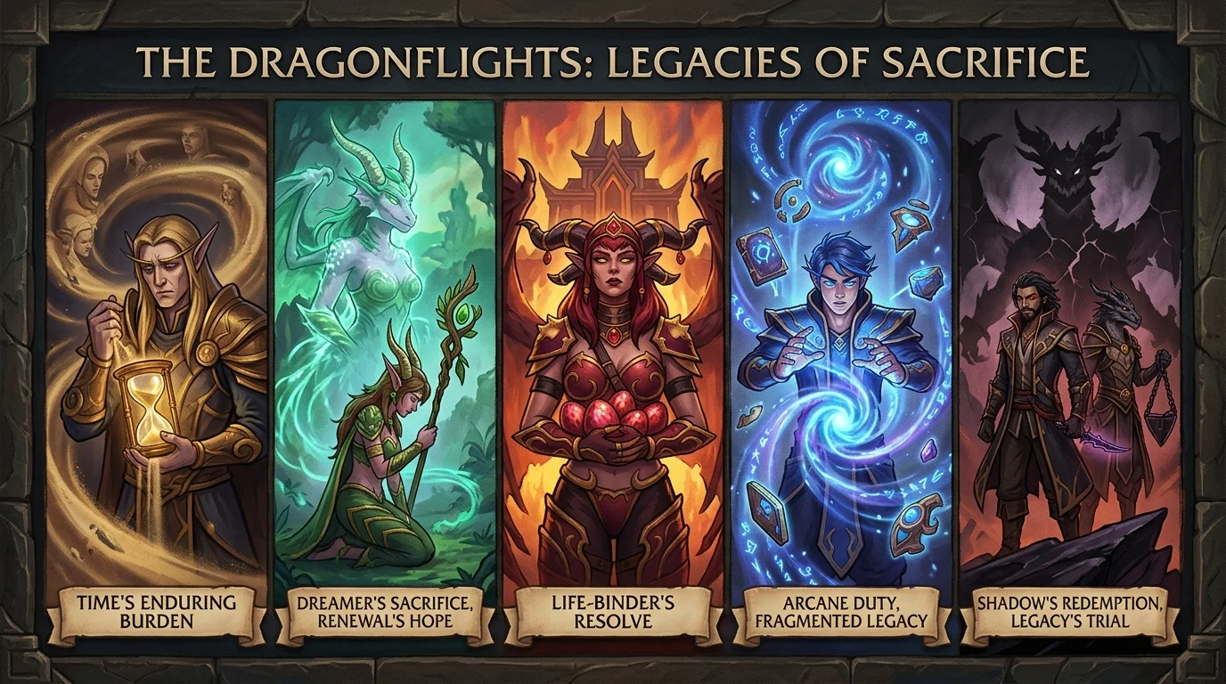 Dragonflight: Legacies — os vídeos animados e o sacrifício de cada Aspecto