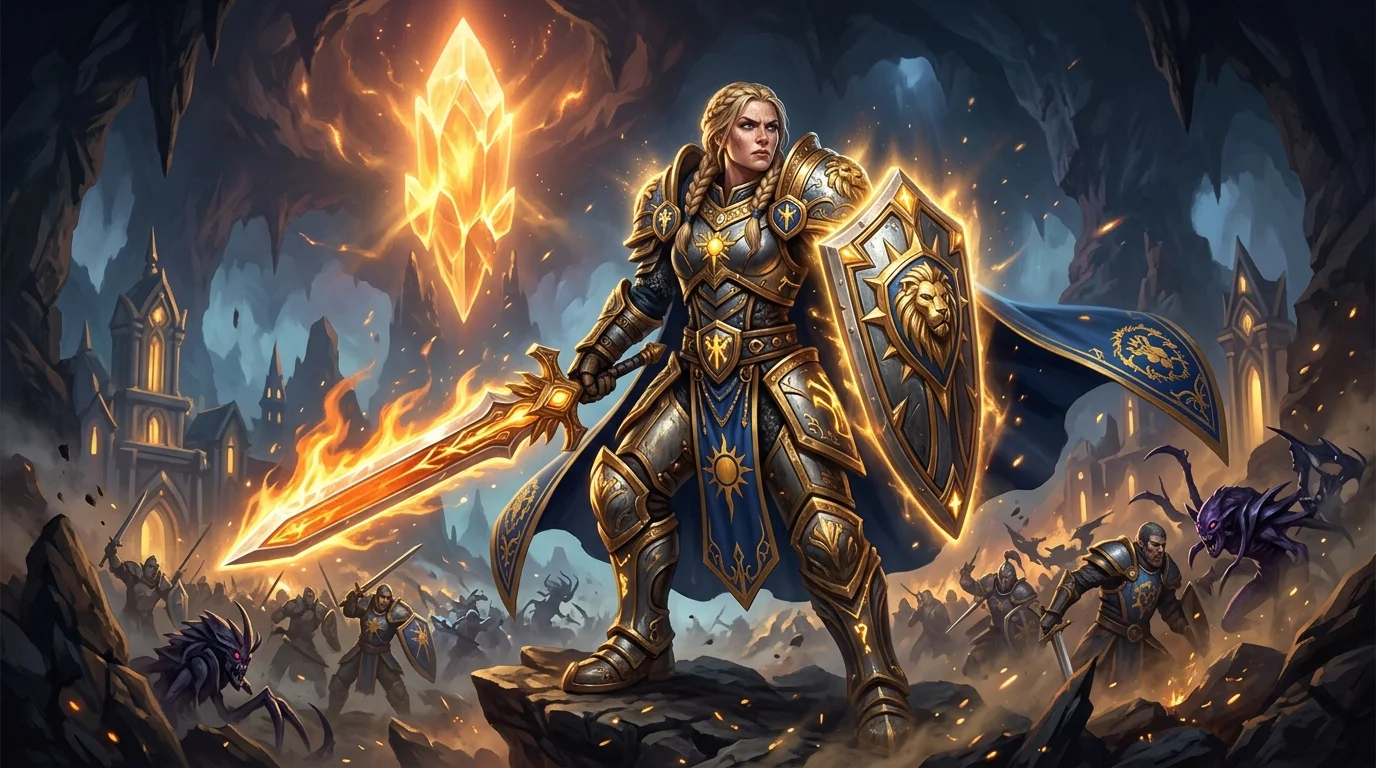Faerin Lothar: relative of Anduin Lothar and the new voice of faith in Midnight