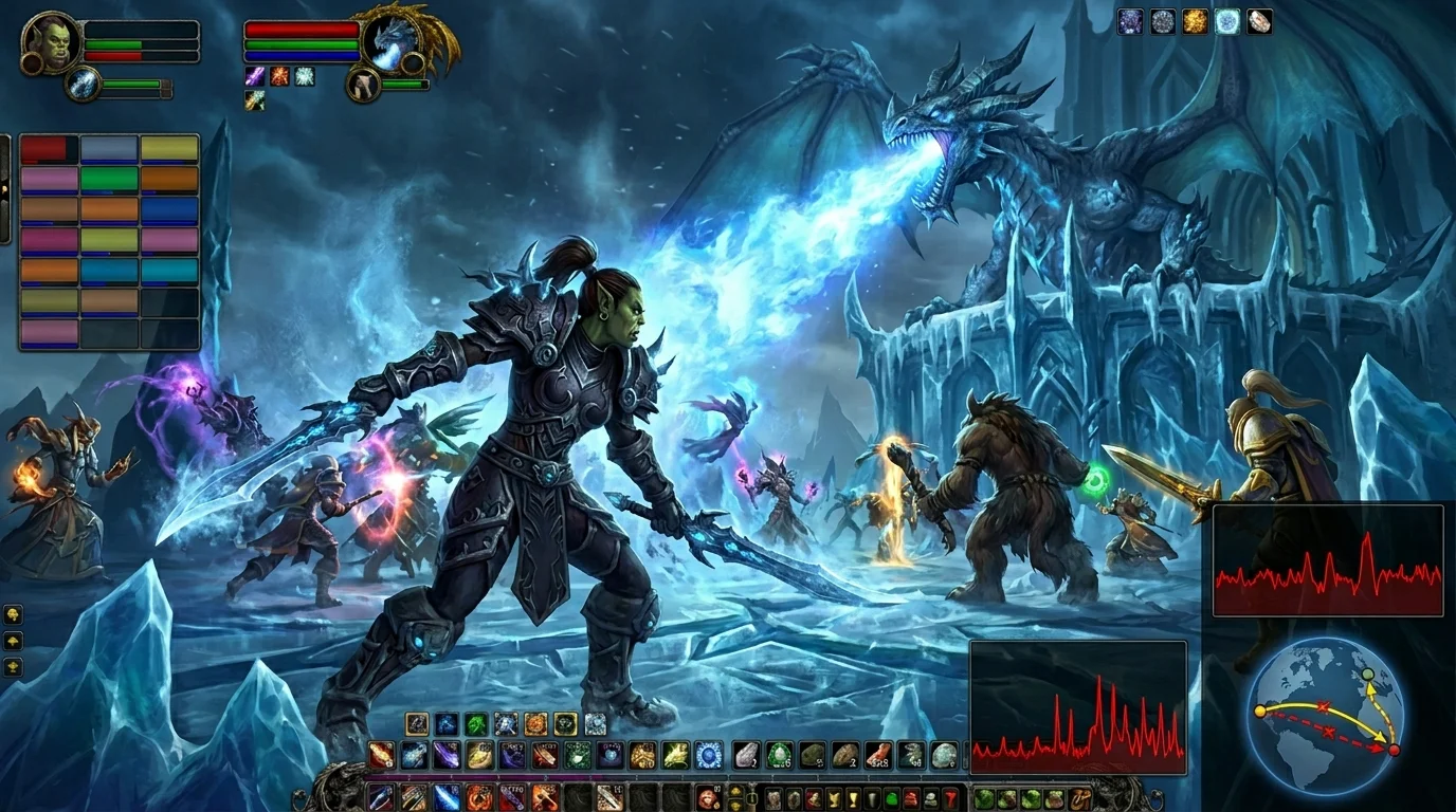 High latency in WotLK: complete checklist to reduce lag