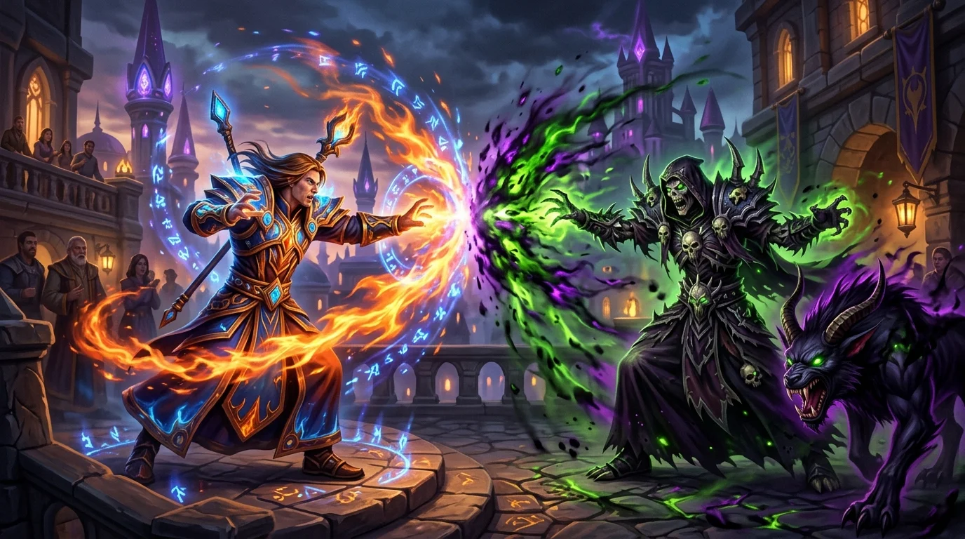 Mage ou Warlock: qual ranged DPS vale mais a pena no WotLK?