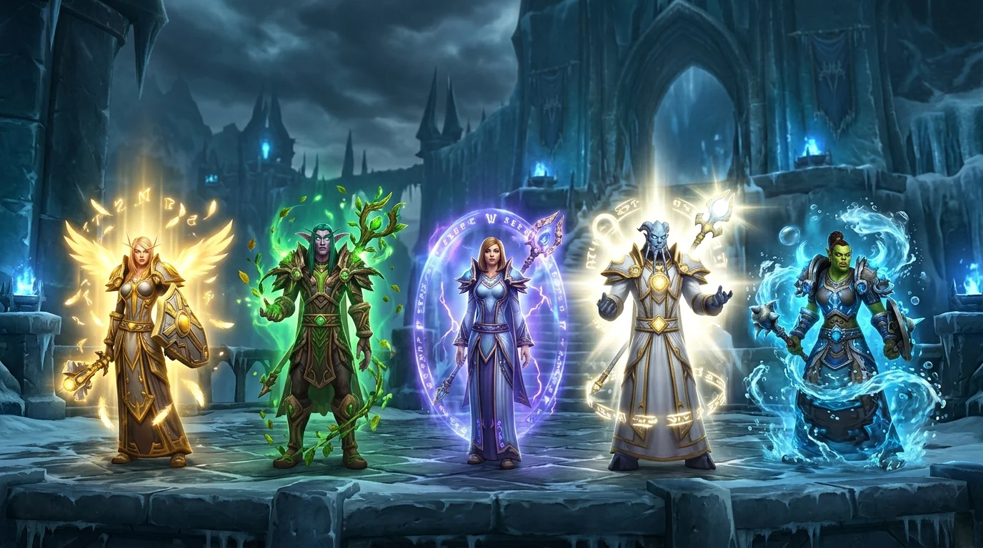Melhor healer para PvE no WotLK: comparativo por perfil e conteúdo