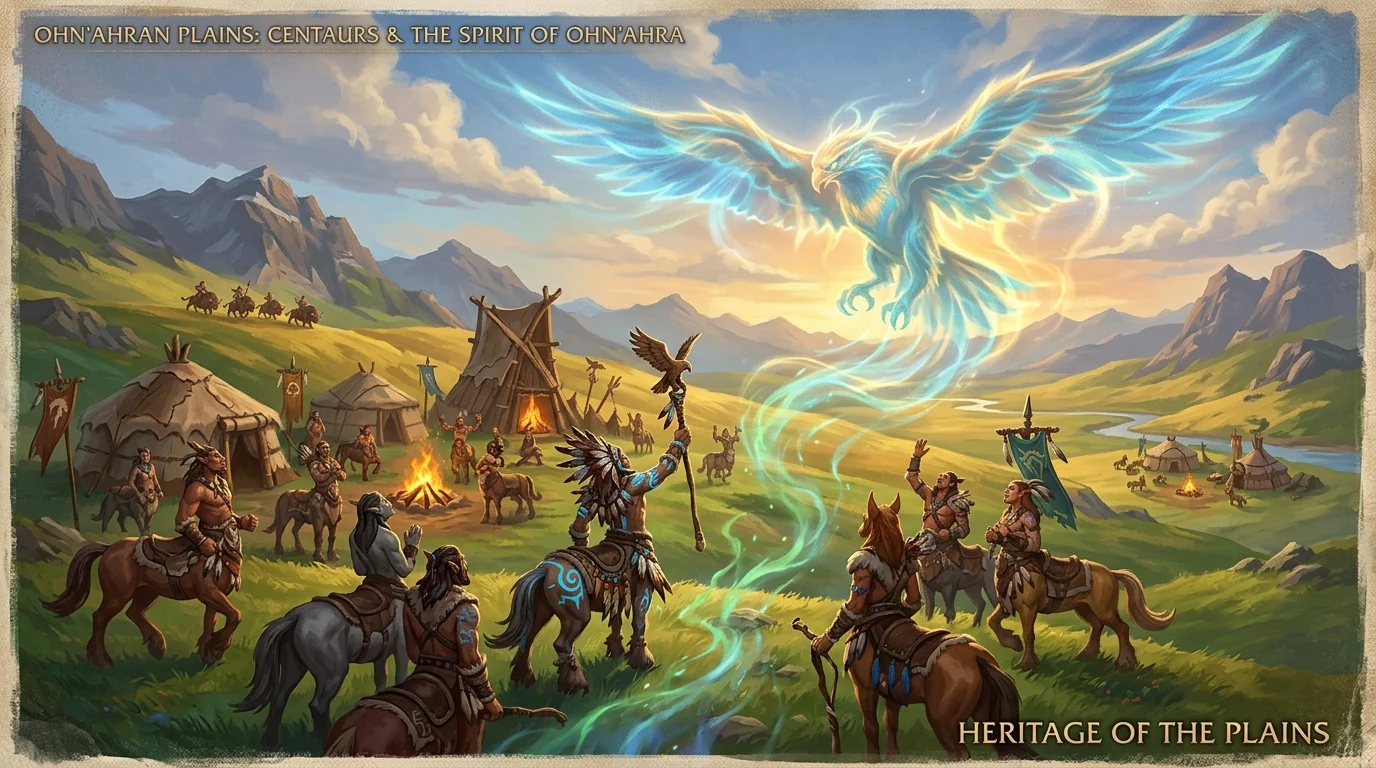 Ohn'ahran Plains: centaurs, the spirit of Ohn'ahra, and the heritage of the plains