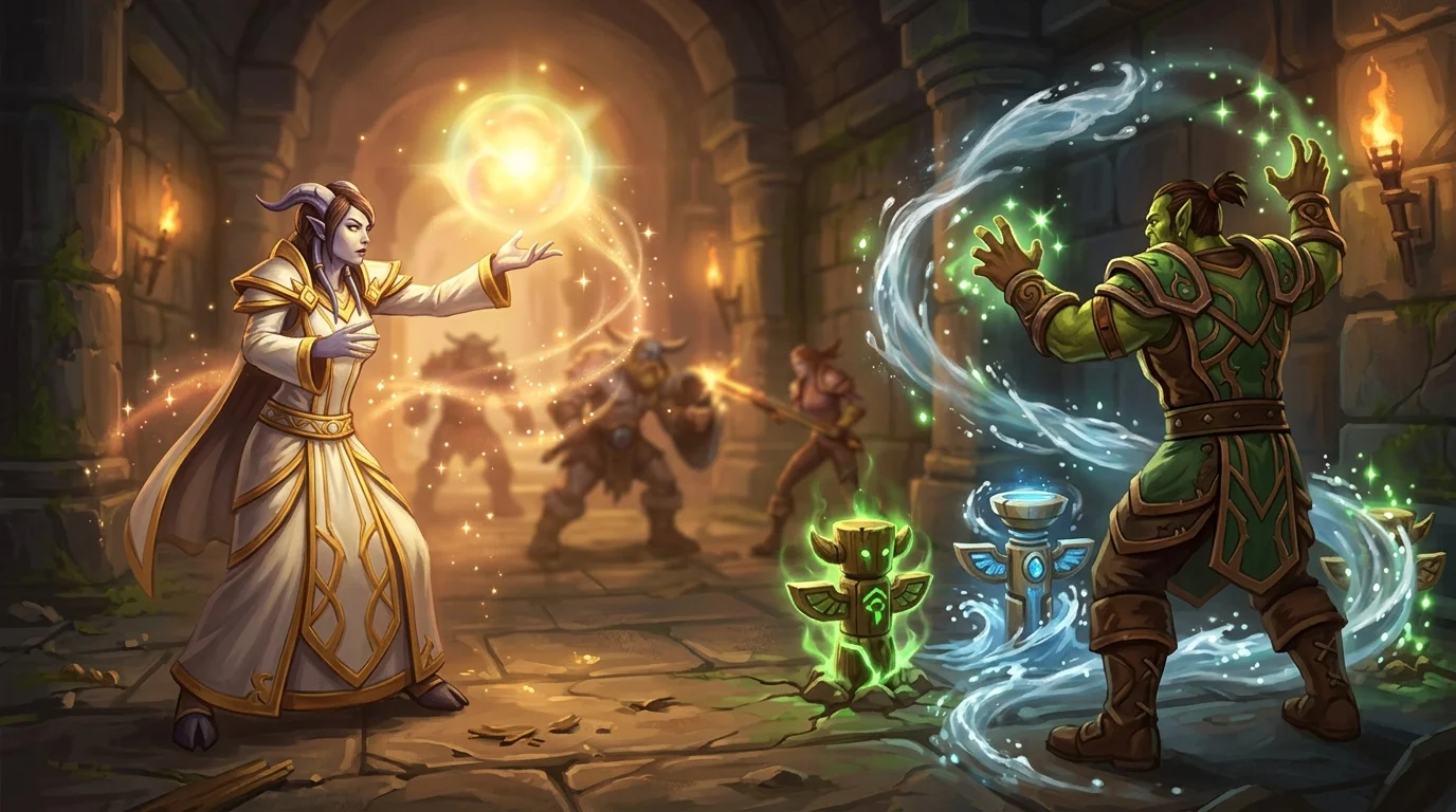 Priest o Shaman: ¿qué healer es mejor para principiantes?