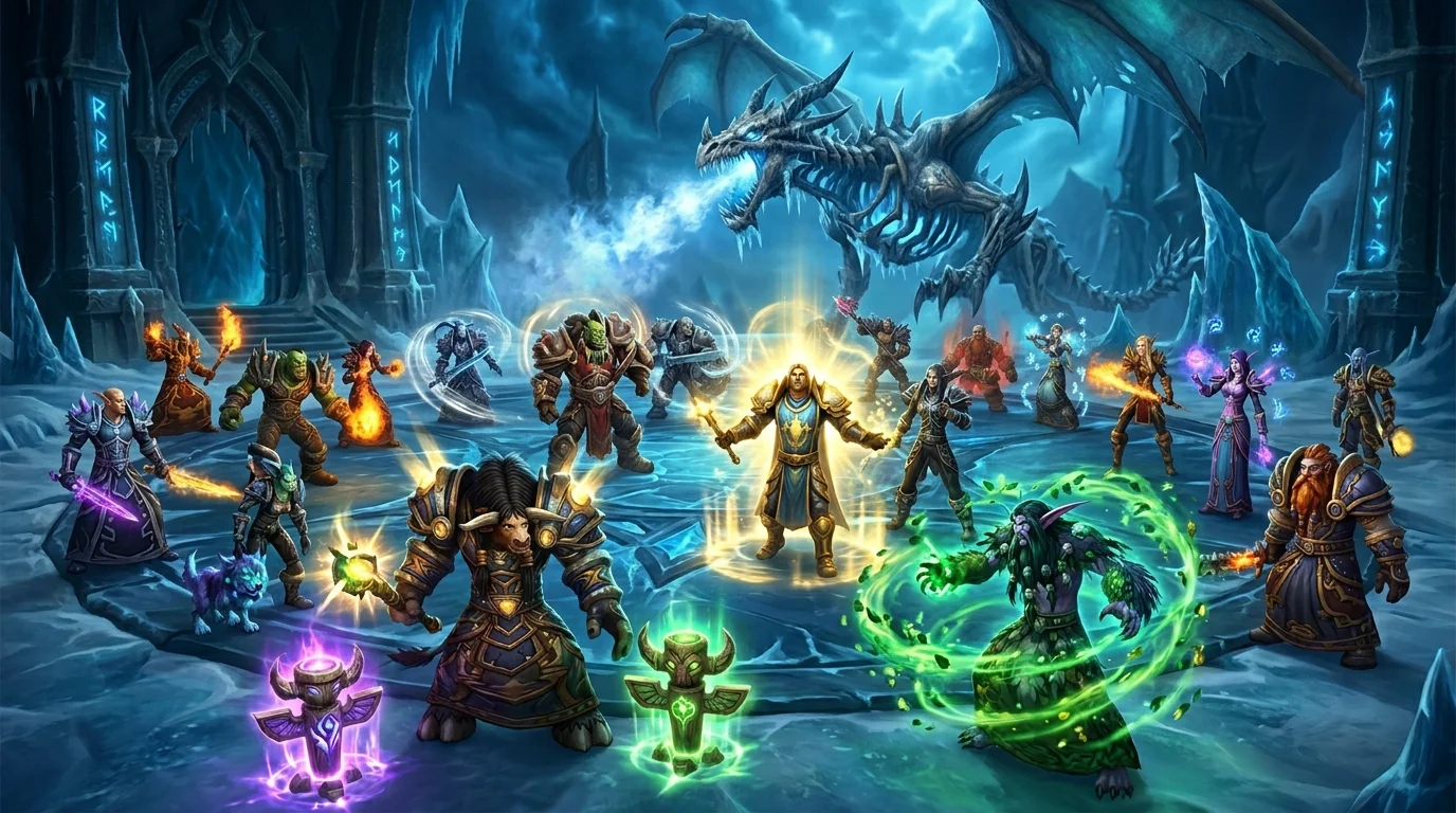 Quais classes ajudam mais em dungeon e raid no WotLK