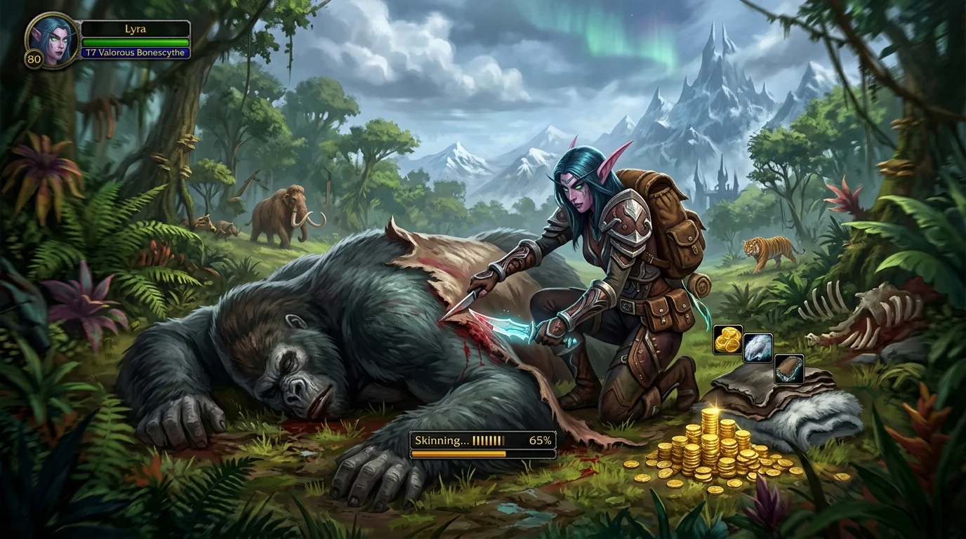 Skinning for gold: is it worth it on the server?