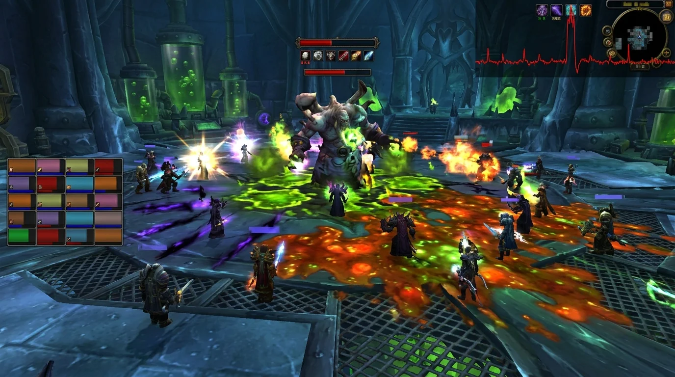 Stutter in 25-man raids in WotLK: how to diagnose and fix it