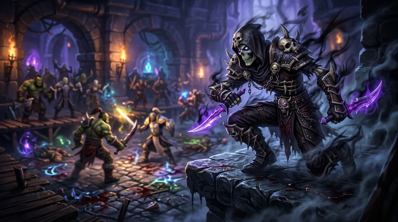 Subtlety Rogue PvP: build para arena
