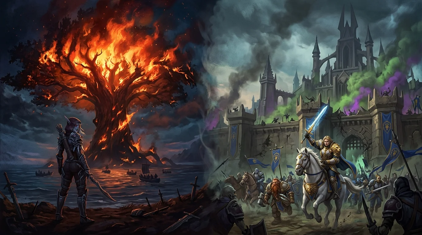 Teldrassil y Lordaeron: los dos ataques que definieron Battle for Azeroth