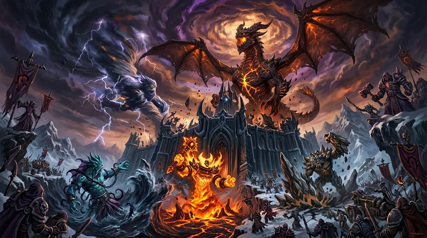 Twilight's Hammer, os Elemental Lords e a Hour of Twilight