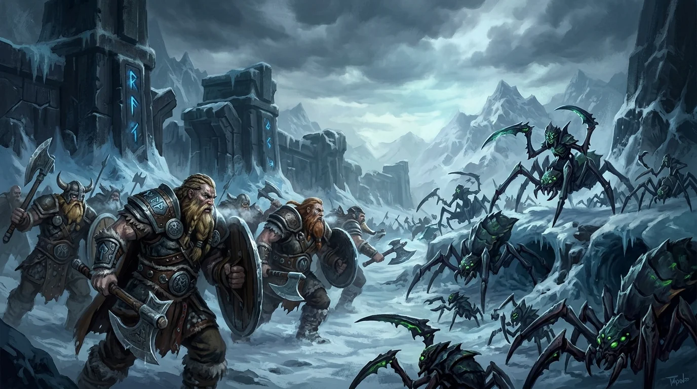 Vrykul, nerubianos e as raízes históricas de Nortúndria