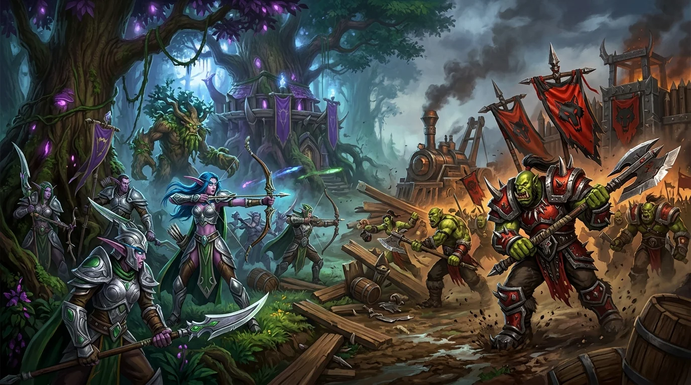 Warsong Gulch: os Orcs Warsong, as Sentinelas e a guerra pela floresta de Ashenvale